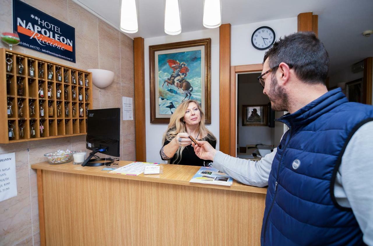 Hotel Napoleon Riccione Exteriör bild